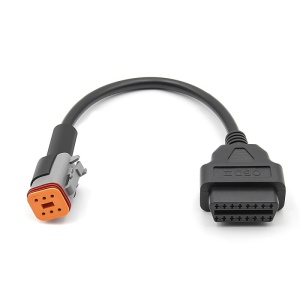 cablu adaptor Techstar Harley Davidson OBD2 6 pini la 16 pini