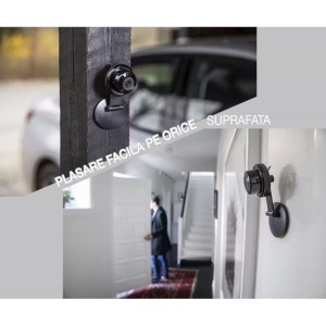 Camera de Supraveghere IP Mini Wifi Techstar® Q1 Smart, 2 Mpx FullHD 1080P, Night Vision, IR-CUT, Detectare Miscare, Salvare Cloud sau MicroSD Card de 128gb, Conexiune Hotspot Wireless, Comunicare Audio Bidirectionala, Unghi Ultra Wide de 180° - Img 5