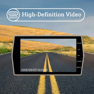 Camera Video Auto DVR Dubla FullHD Techstar® T667 Unghi 170° Display 4", Senzori Miscare si Night Vision - Img 8