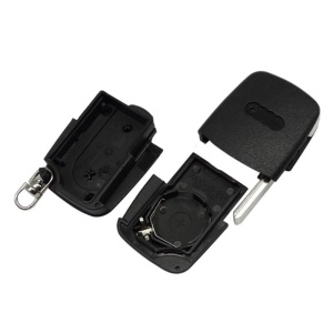 Carcasa cheie Audi 3 butoane desfacuta, interior vizibil