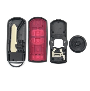Carcasa cheie auto Mazda cu 3 butoane si accesorii