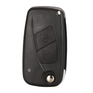 Spate carcasa cheie Fiat 2 butoane cu finisaj negru mat
