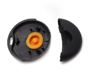 carcasa rotunda smart cabrio cu buton portocaliu