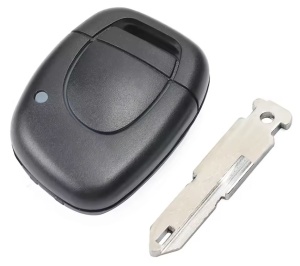 carcasa cheie techstar renault 1 buton cu surub si lama 206 compatibila megane clio