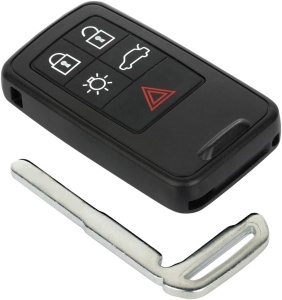 Carcasa cheie Volvo cu buton panica, design modern