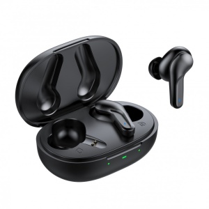 Casti Smart Techstar® TWS S28 , Wireless, Bluetooth V5.0, HD Audio, Touch, IPX5, iOS, Android, 300mAh, Type-C, Negru - Img 1