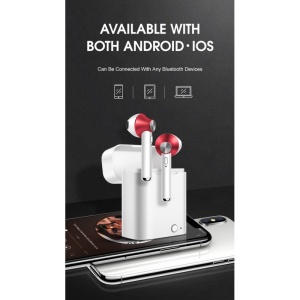 Casti TWS D-12A, Techstar®, Wireless, Bluetooth 5.0, HD Audio, Binaural, Android, iOS - Img 4
