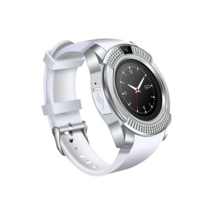 Ceas Smartwatch Techstar® V8, Handsfree, Bluetooth 3.0, SIM, Compatibil Android & iOS, Camera 1.3MP, Alb - Img 10
