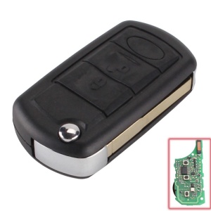 Cheie auto completa Techstar Land Rover Range Rover Discovery 3 butoane 433mhz 7941 cip baterie reincarcabila vedere frontala cu butoane