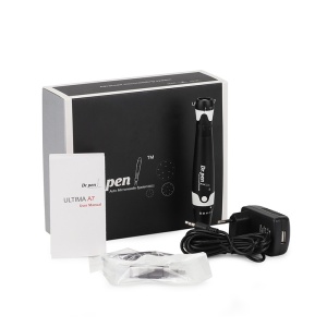 DermaPen Techstar® Dr Pen A7, 2 Capete de Rezerva, Ace Otel Inoxidabil, Regenerare Piele, Lifting, Viteza Reglabila, 16 Viteze - Img 1