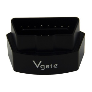 Adaptor diagnoza auto Vgate iCar3 negru vedere conector OBD2
