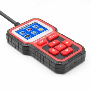 tester auto Konnwei KW681 vedere inclinata ecran