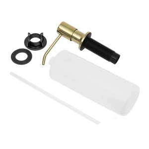 Set complet dozator incorporabil Techstar auriu cu recipient si accesorii