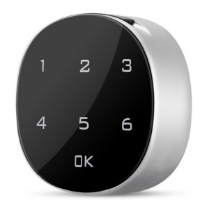 Incuietoare inteligenta Techstar ID3108 cu ecran tactil digital negru
