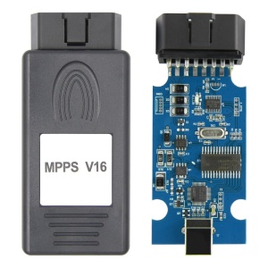 Interfata MPPS V16 Techstar cu placa electronica vizibila pentru tuning auto