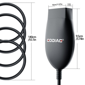 Dimensiuni interfata GODIAG J2534 Nano cu cablu OBD2 USB de 140 cm pentru diagnoza si programare auto