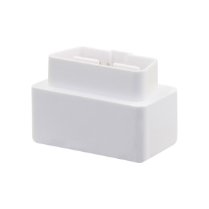 adaptor OBD2 ELM327 mini alb vedere frontala