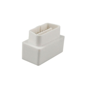 Interfata diagnoza ELM 327 v1.5 OBD2 mini alba vedere laterala