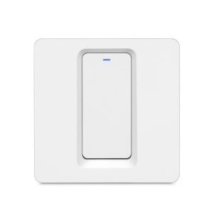 intrerupator smart wireless 1 faza alb design clasic cu iluminare led