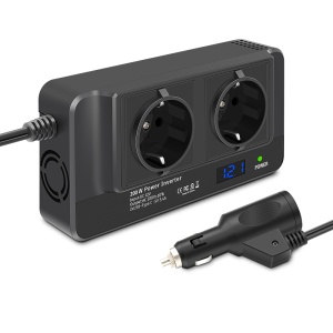 Model cu două prize europene și port USB-C, construcție compactă și robustă