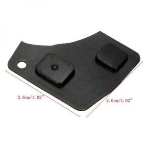 pad cauciuc compatibil toyota lexus 2 butoane cu marginile rotunjite