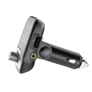 Modulator FM Techstar® T17B, Wireless, Bluetooth 4.2, Microfon Integrat, FM Transmitator, Voltaj Baterie, USB, Slot MicroSD, AUX - Img 2