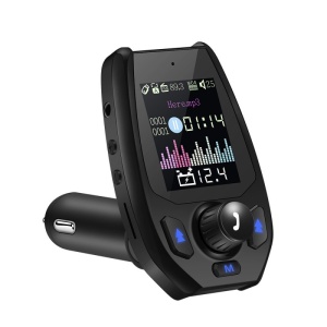 Modulator FM Transmitator Auto Techstar® Onever, Bluetooth 4.0, Wireless, Mp3 Player 3.1A 2xUSB Charger - Img 1