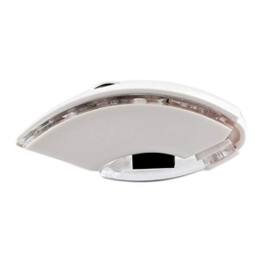 Mouse Wireless Pliabil M2 Alb 2.4G Optic USB Receiver Pentru Laptop PC - Img 3