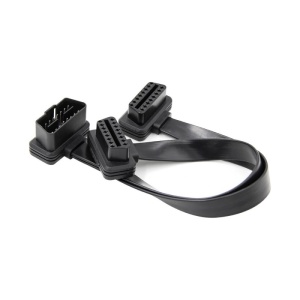 Extensie OBD2 2 in 1 Techstar cablu scurt 30cm