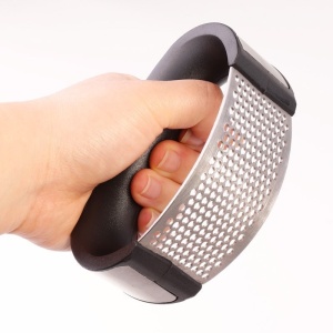 Presa Usturoi Techstar®, Otel Inoxidabil, Pentru Pisat Usturoi, Negru - Img 3