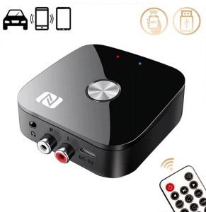 Receptor audio Bluetooth Techstar T68 BT 5.3 cu telecomanda IR, vedere de sus