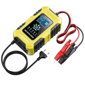 redresor FOX SUR conectat la baterie auto sub capota