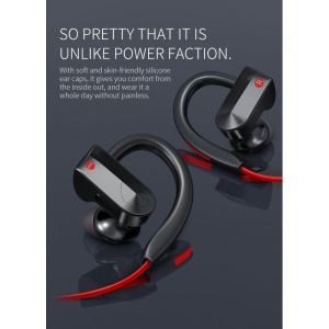 Resigilat Casti Wireless Techstar® K98, Rosu, Bluetooth 4.1, HiFi, Cip CSR - Img 2