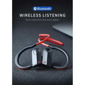 Resigilat Casti Wireless Techstar® K98, Rosu, Bluetooth 4.1, HiFi, Cip CSR - Img 1