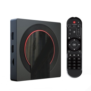 Resigilat TV Box Techstar® i96 pro, procesor 3xs905, android 9.0, uhd 8k, 4gb ram, lpddr4, 32gb rom, Quad Core, Wi-Fi 2ghz, 64bit, telecomanda, Negru - Img 8