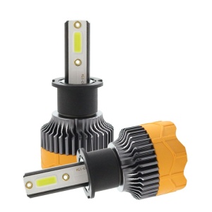 Set 2 LED-uri Auto Techstar® A8, H3, 40w, 4000 Lumeni, 6500K, AUTO, 12-24 Volti, COB, Canbus, Radiator Aluminiu - Img 6