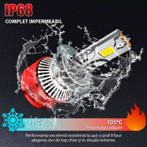 lumina far cu led auto techstar p14 9004 noaptea