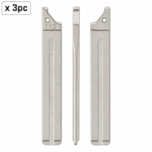 Set 3 lame cheie auto 113# TOY48 pentru Toyota
