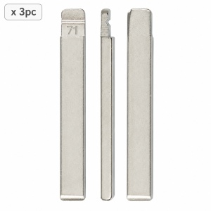 Set 3 lame cheie auto 71# HU100 pentru Opel, Chevrolet si Buick