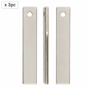 Set 3 lame cheie auto HU83 pentru Peugeot 407 si Citroen