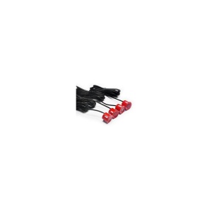 Set Senzori parcare auto detector parktronic display radar monitor 4 senzori ROSU - Img 2