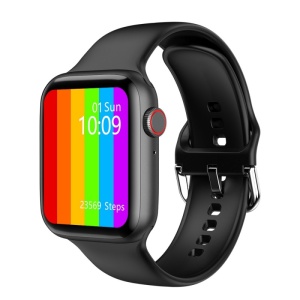 Smartwatch Techstar® HW22 Plus, Ecran Touch, IPS 1.75 inch HD, Bluetooth 5.2, Incarcare Wireless, Monitorizare Tensiune, Puls, Temperatura, Negru - Img 3