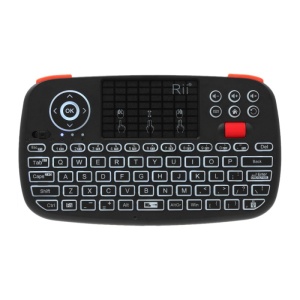 Tastatura Techstar® Rii i4, Dual Mode, Wireless, Bluetooth 3.0, Scroll, TouchPad, Controller, Iluminata - Img 6