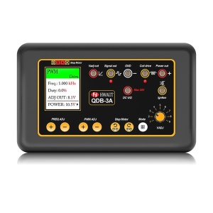 tester actuatori auto QDB-3A vedere frontala cu afisaj aprins