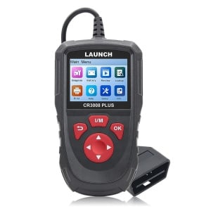 Tester auto OBDII LAUNCH CR3008 Plus cu port de conectare vizibil
