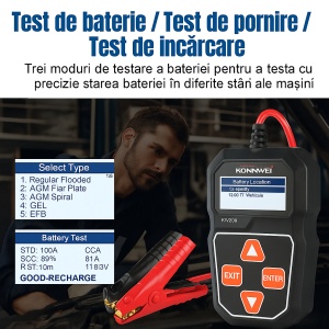 comparație dintre testere kw208 si alte modele, ilustratie de promovare