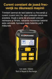 tabel valori cca pentru tester kw510