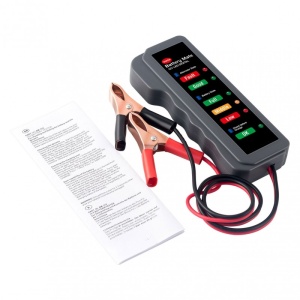 Tester Baterie si Alternator Auto Techstar® , Conectare direct la baterie, 12V, Usor de utilizat - Img 2