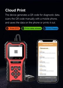 Vizualizare scanare coduri si stocare erori cu M302