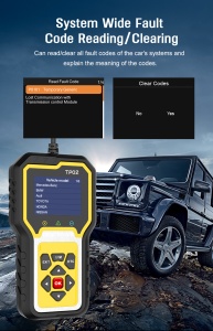 Ecran Techstar TP02 – citire coduri DTC si descriere erori